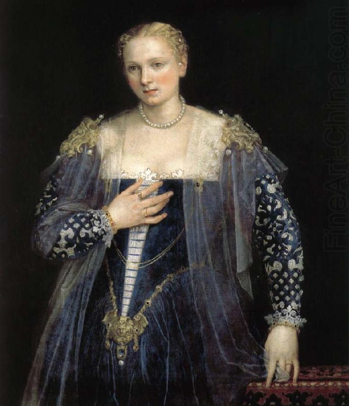 VERONESE (Paolo Caliari) Venice, a female aristocrat china oil painting image